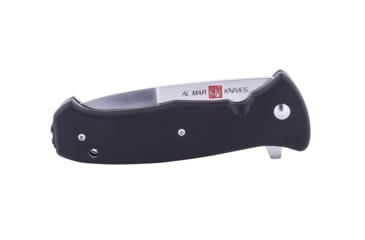 Image of Al Mar Knives S.E.R.E. 2020 G Series Folding Knife, Liner Lock Spring Assist, D2, 58HRC, Satin, 3.6 in, Combo, G10, Black, AMK2203