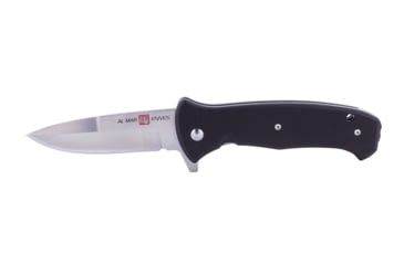 Image of Al Mar Knives S.E.R.E. 2020 G Series Folding Knife, Liner Lock Spring Assist, D2, 58HRC, Satin, 3.6 in, Traditional, G10, Black, AMK2202