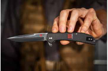 Image of Al Mar Knives Ultralight Talon Folding Blade Knife, 4 in, 8 Cr Traditional Edge, Black, AMK4126