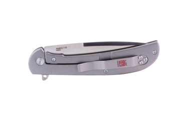 Image of Al Mar Knives Ultralight Titanium Series Folding Knife, Eagle, Frame Lock, D2, 58HRC, 4 in, Traditional, TC4 Handle, Silver, AMK4116