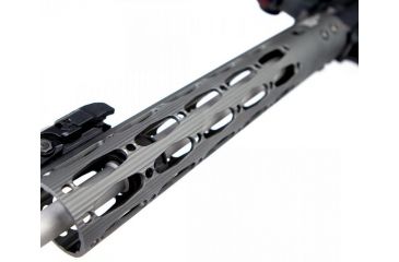Image of ALG Defense 12in Ergonomic Modular Railed Handguard - V0, Gray, 12in 05-268G