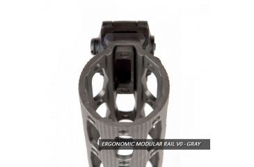 Image of ALG Defense 12in Ergonomic Modular Railed Handguard - V0, Gray, 12in 05-268G