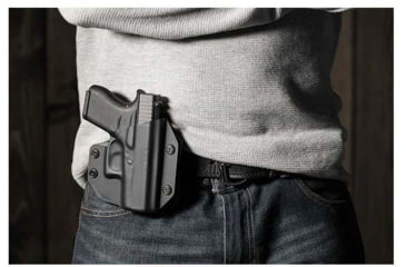 Image of Alien Gear Holsters Cloak Mod OWB Holster, Glock 43 with Streamlight TLR-6, Right Hand, Black, 00193858308739