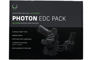 Image of Alien Gear Holsters Holsters Photon Edc Pack Polymer Glock 17/17MOS/47 IWB Holster