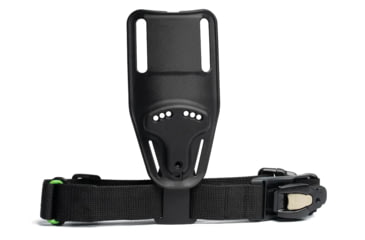 Image of Alien Gear Holsters Low Ride Rapid Force Belt Slide Expansion, Taq Strap - Standard Buckle - Bag Packaging, Matte Black, RBS-L-BK-T-LK-B