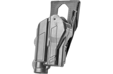 Image of Alien Gear Holsters Rapid Force Duty Holster Low Ride Belt Slide w Strap Level II Light Bearing, Sig P320 Compact/M18/XCompact, Left, Black, Matte, One size, 193858313146