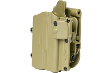 Image of Alien Gear Holsters Rapid Force Duty Holster LVL 3 w/o Light w/Clamshell Packaging, Glock 19/45 Gen 1-5/19X/19 MOS/23 Gen 1-4/44/45 MOS, Glock 17/47 Gen 1-5/17 MOS/22 Gen 1-4/47 MOS, Left Hand, Matte Tan, RD-M-0057-TN-LH-L0-C