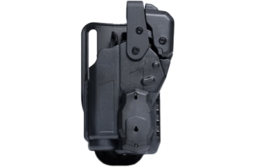 Image of Alien Gear Holsters Rapid Force Level 3 Duty Polymer OWB Belt Holster, SIG Fuse/365XMacro/365XMacro Comp, Left Hand, Compact Light, With Axon, Black, R3-M-1348-BK-LH-CL-AX-B