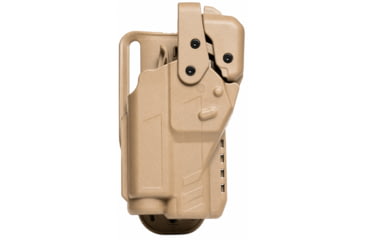 Image of Alien Gear Holsters Rapid Force Level 3 Duty Polymer OWB Belt Holster, SIG Fuse/365XMacro/365XMacro Comp, Right Hand, Compact Light, No Axon, Tan, R3-M-1348-TN-RH-CL-A0-B