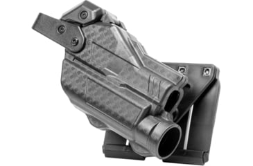 Image of Alien Gear Holsters Rapid Force MOLLE Holster Lvl III Light Bearing XL Optic , Glock 17/31/47/22 Gen 1-4, Right, Black, Basketweave, One size, 193858377421