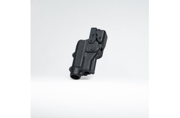 Image of Alien Gear Holsters Rapid Force Polymer Level III OWB Belt Duty Holster, Sig P320 Full Size 9mm/.40 cal/M17/XFull, Sig P320 Compact/Carry 9 mm/.40 cal/M18/XCarry, Left Hand, Black Basketweave, Large Light, R3-M-0691-BW-LH-LL-A0-B