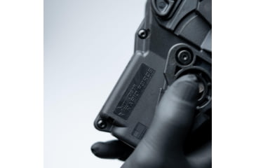 Image of Alien Gear Holsters Rapid Force Polymer Level III OWB Belt Duty Holster, Sig P320 Full Size 9mm/.40 cal/M17/XFull, Sig P320 Compact/Carry 9 mm/.40 cal/M18/XCarry, Left Hand, Matte Black, No Light, R3-M-0691-BK-LH-L0-A0-B