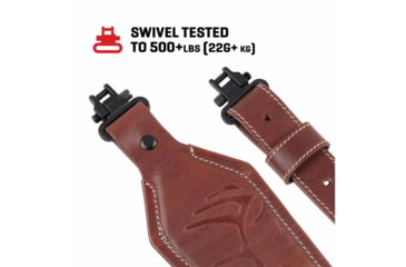 Image of ALLEN 8510 LEATHER SLING DEER DEBOSS, BROWN