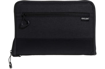 Image of Allen Auto-Fit 2.0 Deluxe Handgun Case, Black, 12 in x 8 in, 7758
