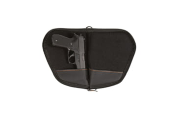 Image of Allen Auto-Fit Handgun/Pistol Case, Black/Orange, 7739
