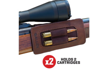 Image of Allen Castle Rock Forend Leather Ammo Carrier, Brown, 8515