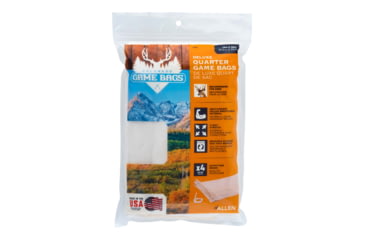 Image of Allen Colorado Deluxe Deer Game Bag Set, Quarter Size, Stretch Material, 28x12in, 4-Pack, Natural, 6596