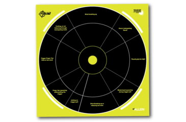 Image of Allen Ez-Aim Pull-N-Shoot Splash Handgun Trainer Target Roll, Green, 12X12, 15258