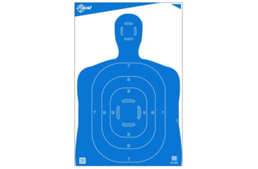 Image of Allen EZ-Aim Silhouette Paper Shooting Targets 23x35in Blue 100/ct, 15289