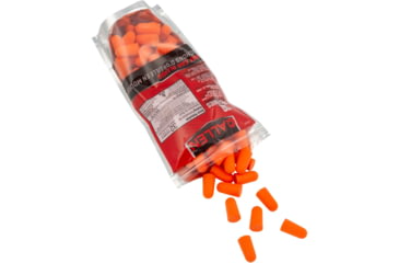 Image of Allen Foam Ear Plugs, 32 dB NRR, ANSI S3.19 &amp; CE EN352-1 Hearing Protection Rated, 50-Pack, Orange, One Size, 2354