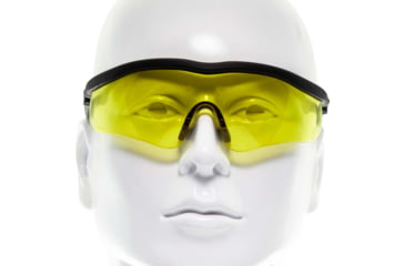 Image of Allen Guardian Shooting Safety Glasses, Black Frame, Yellow Lenses, One Size, 2379