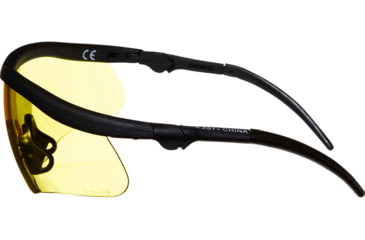 Image of Allen Guardian Shooting Safety Glasses, Black Frame, Yellow Lenses, One Size, 2379