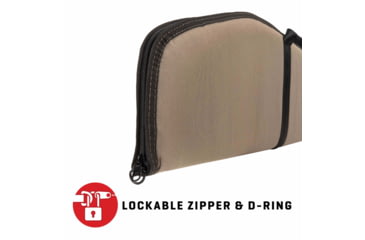 Image of Allen Leadville 52in Shotgun Case, Tan/Black, 131-52