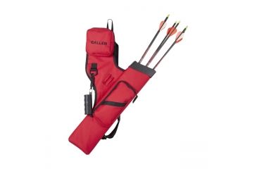 Image of Allen Onslaught Adult Target RH Hip Quiver, Black/Red, 7011