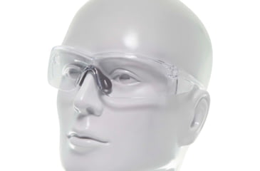 Image of Allen Protector Shooting Safety Glasses, Clear Frame, Clear Lenses, One Size, 2385