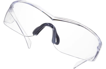 Image of Allen Protector Shooting Safety Glasses, Clear Frame, Clear Lenses, One Size, 2385