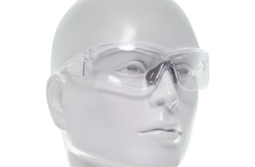 Image of Allen Protector Shooting Safety Glasses, Clear Frame, Clear Lenses, One Size, 2385