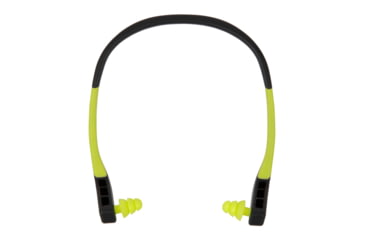 Image of Allen ULTRX Wave Banded Ear Plugs, Gray/Yellow, 4102