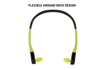 Image of Allen ULTRX Wave Banded Ear Plugs, Gray/Yellow, 4102