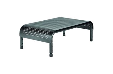 Image of Allsop Metal ArtErgo 3 Adjustable Monitor Stand/TV Laptop Riser w/ 3 Height Levels Micro Leg Adjustment, Black 31630