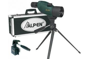 Image of Alpen 12-36x50 Spotting Scope Kit w/ Car Window Mount, Aluminum Travel Case, Tripod 722KIT