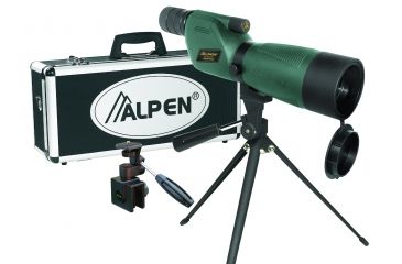 Image of Alpen 20-60x60 Waterproof Spotting Scope Kit, Green, 742NKIT