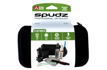 Image of Alpine Innovations 12 Piece Spudz Professional Optics Kit, Black SPOKFD12-OD
