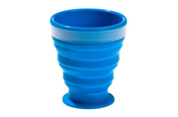Image of Alpine Mountain Gear Collapsible Silicone Cup, Blue, AMGCSC