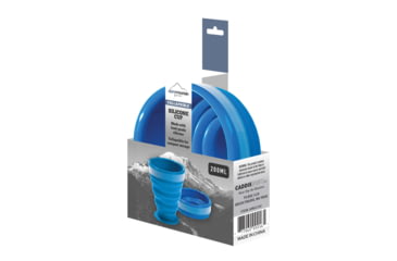 Image of Alpine Mountain Gear Collapsible Silicone Cup, Blue, AMGCSC