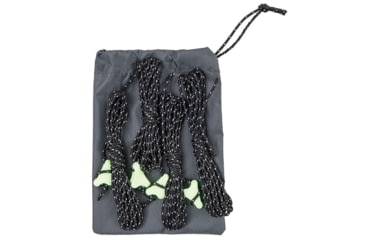 Image of ALPS Mountaineering 2mm Guy Lines, 4-pack, Black, 7090036