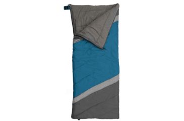 Image of ALPS Mountaineering Spectrum 20 Sleeping Bag, Deep Sea/Charcoal, 68in x 80in, 4119833
