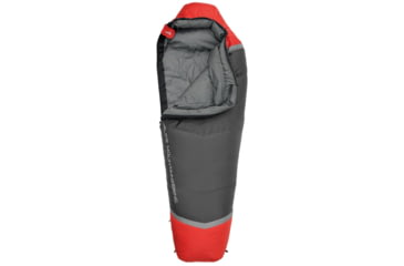 Image of ALPS Mountaineering Zenith 0 Degrees Sleeping Bag, Regular, Charcoal/Red, 4351642