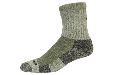 Image of Altera Explore Crew Sock, Tweed Sage Green, 12-14, 7010502130