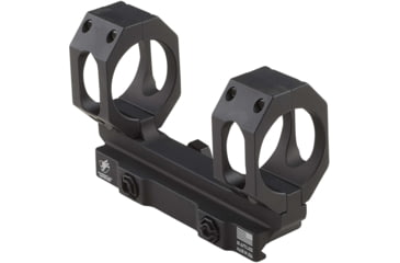 Image of American Defense Manufacturing 20 MOA. 30mm Straight Up Dual Ring Scope Mount w/ 1/2in Titanium GI Bolts, Black, Small, AD-RECON-S-20MOA-30-TGIB