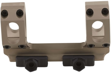 Image of American Defense Manufacturing 20 MOA. 30mm Straight Up Dual Ring Scope Mount w/ 1/2in Titanium GI Bolts, Flat Dark Earth, Small, AD-RECON-S-20MOA-30-FDE-TGIB