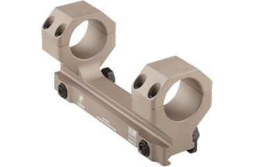 Image of American Defense Manufacturing 30mm Dual Ring Scope Mount w/ 1/2in Titanium GI Bolts, Flat Dark Earth, Small, AD-DELTA-30-FDE-TGIB
