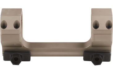 Image of American Defense Manufacturing 30mm Dual Ring Scope Mount w/ 1/2in Titanium GI Bolts, Flat Dark Earth, Small, AD-DELTA-30-FDE-TGIB