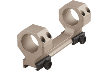 Image of American Defense Manufacturing 30mm Dual Ring Scope Mount w/ 1/2in Titanium GI Bolts, Flat Dark Earth, Small, AD-DELTA-30-FDE-TGIB