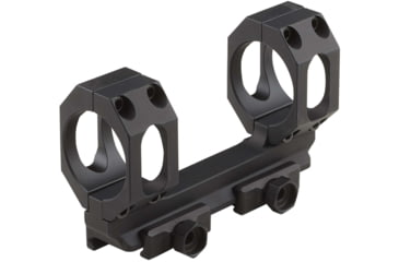 Image of American Defense Manufacturing 34mm Straight Up Dual Ring Scope Mount w/ 1/2in Titanium GI Bolts, Black, Small, AD-RECON-S-34-TGIB