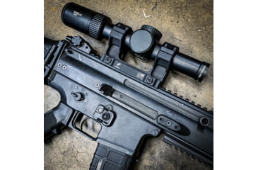 Image of American Defense Manufacturing AD Delta C 30mm Ring Size Rifle Scope Mount, TAC Lever, Black, AD-DELTA-H-30-TAC